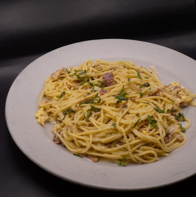 Spaghetti Carbonara.