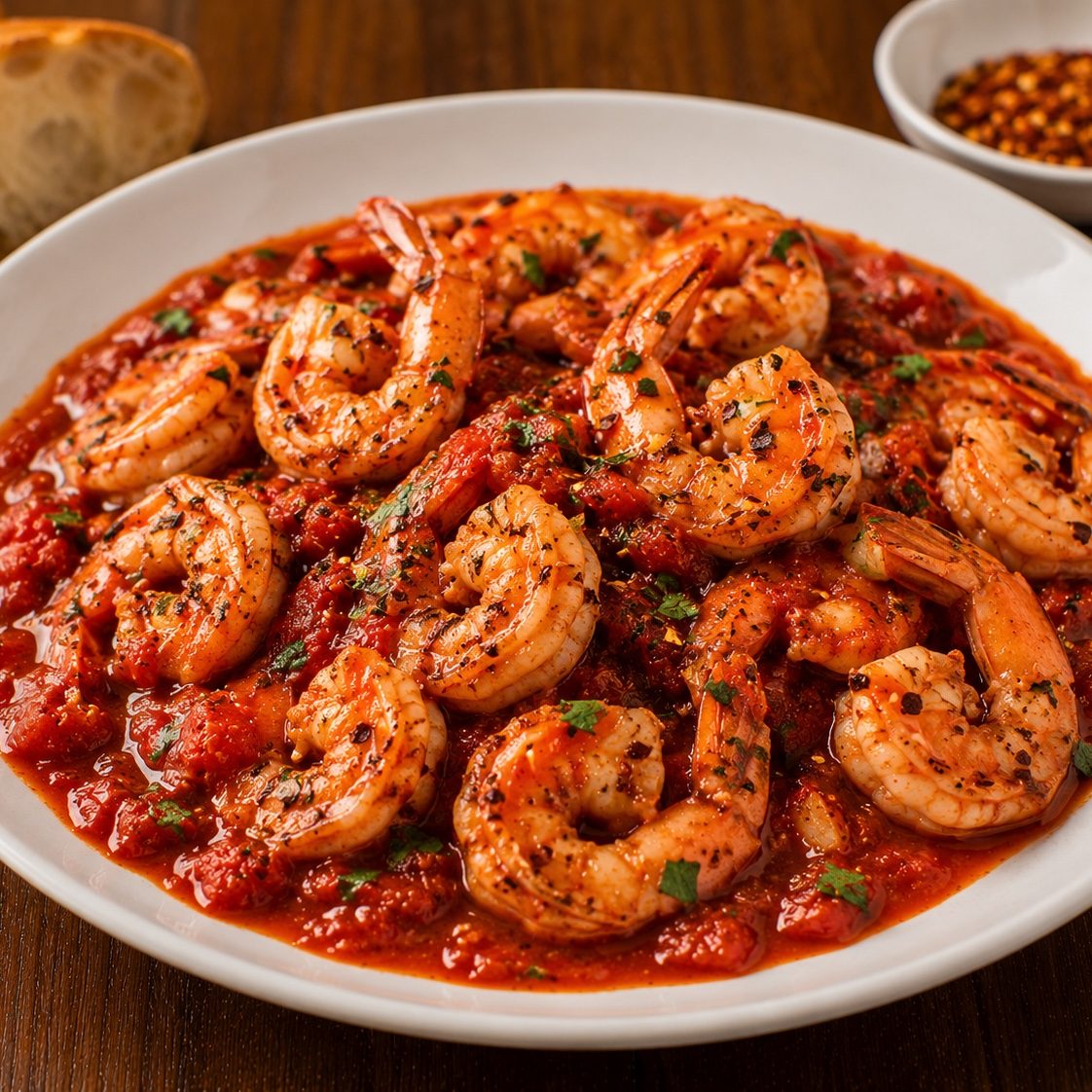 Shrimp Fra Diavolo.