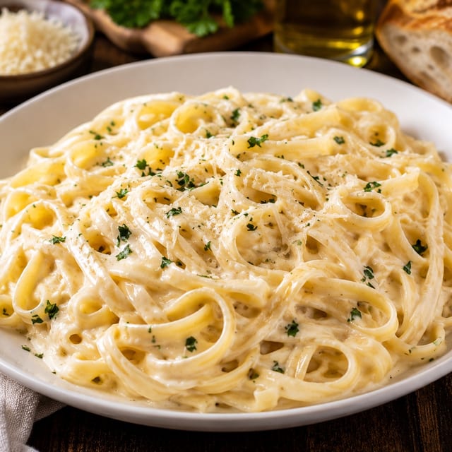 Fettuccini Alfredo.