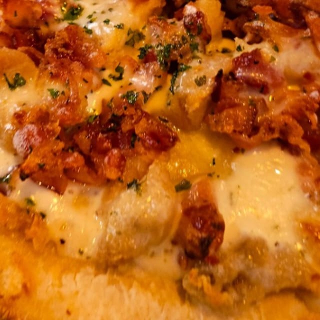 Chicken Bacon Ranch Pizza.