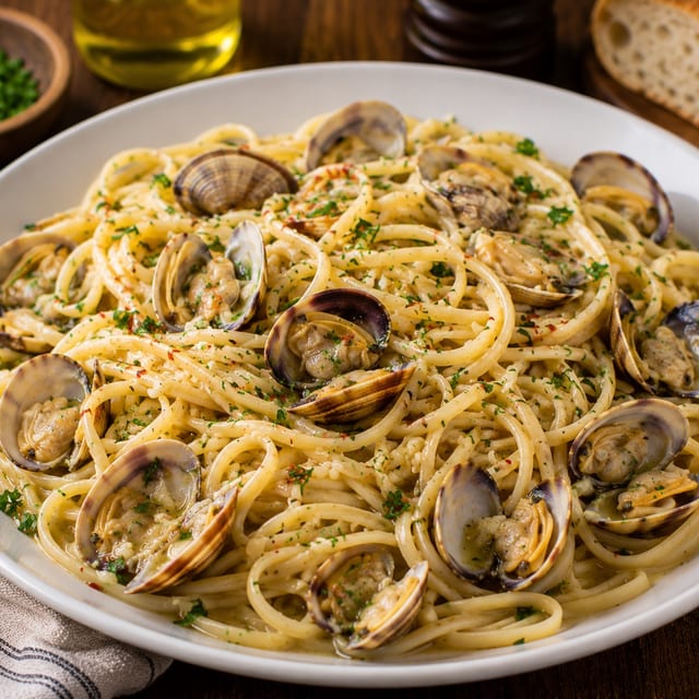 Pasta with Clam Sauce.
