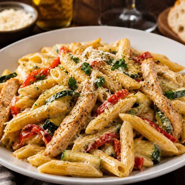 Penne Julienne.