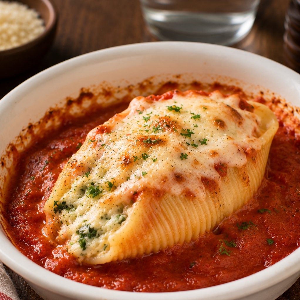 Baked Stuffed Shells.