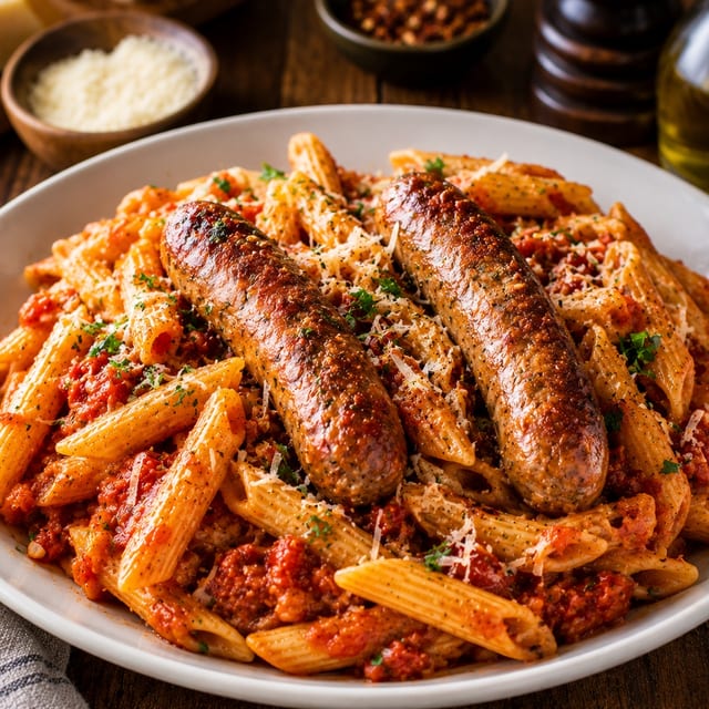 Pasta with Sausage.