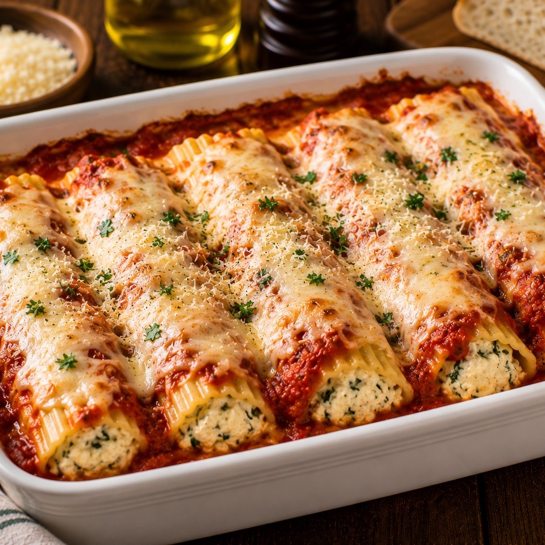 Manicotti.